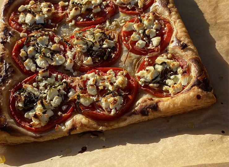 The Easiest Tomato Tart